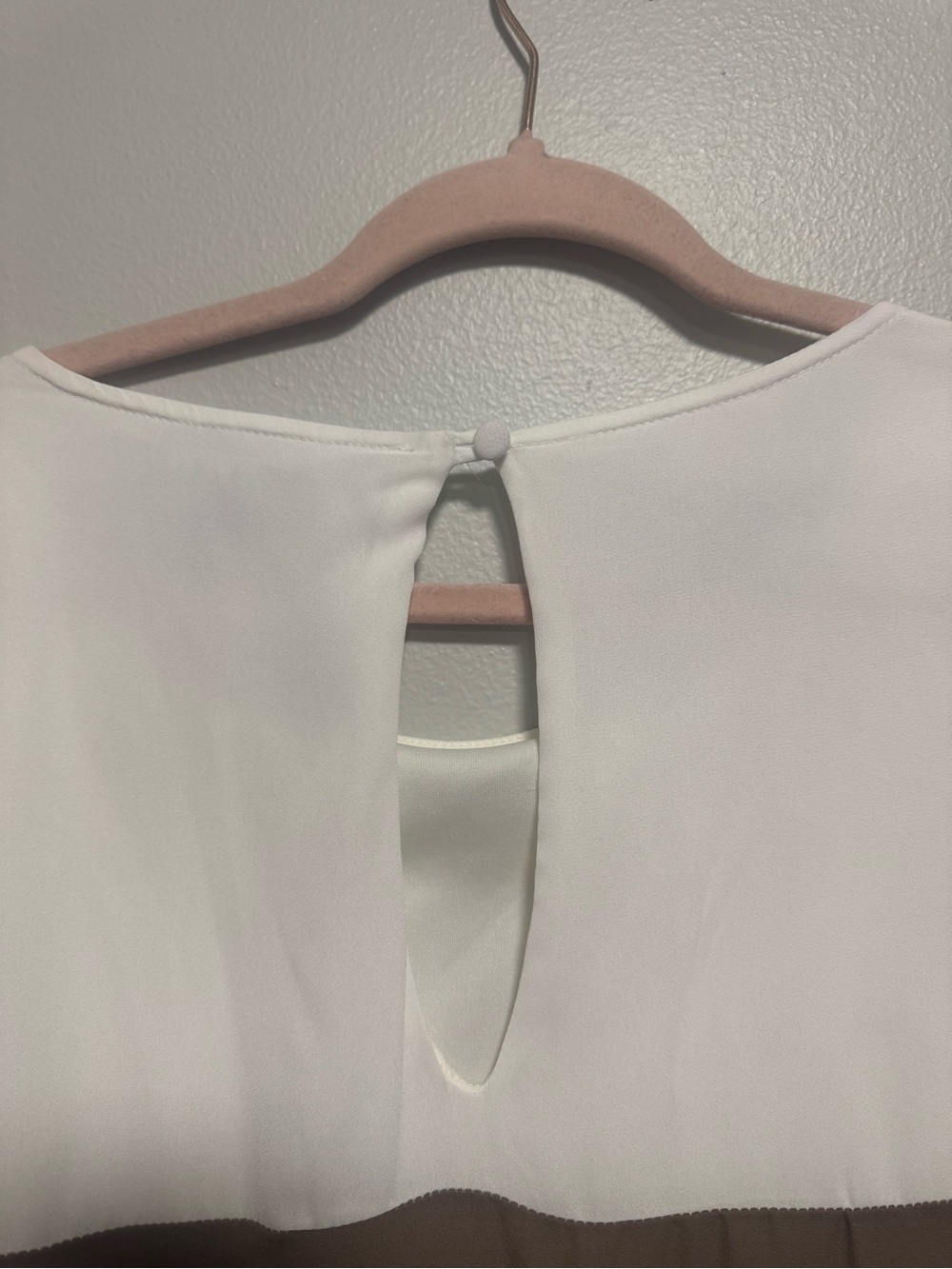 Lulus Citrus Grove Taupe Color Block Shift Dress - Picture 6 of 10